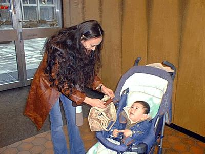 Firuza und Azar Kasimdzhanov
Ehefrau und Sohn Rustams