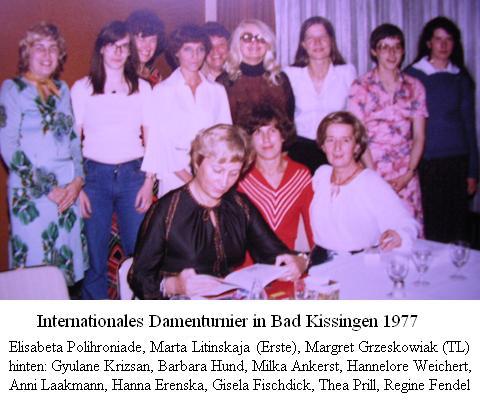 Gruppenbild, Kissingen 1977