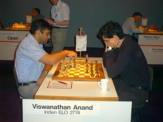 Dortmund 2003: Anand - Kramnik
Foto: Gerhard Hund