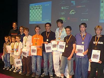 Siegerehrung der Schachjugend NRW