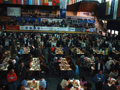 2. Runde: Saal von oben