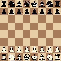 Eine kurze Schachpartie