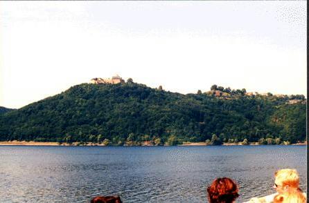 Blick auf Burg Waldeck