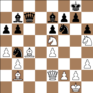 Anand-Ponomarjow nach 24. Zug von Schwarz