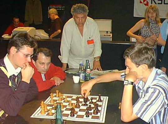Peter Leko und Sergej Karjakin