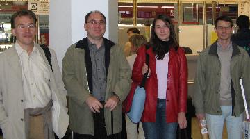 v.l.: Raj Tischbierek, Uwe Bnsch, Tina Mietzner Alexander Graf
 Foto: Horst Metzing